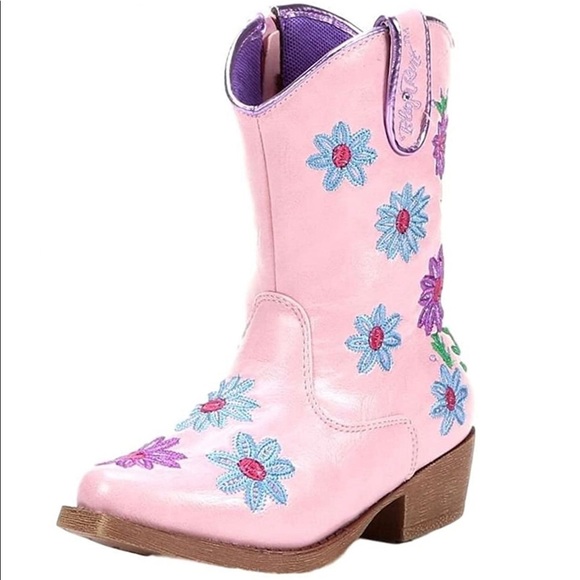 BLAZIN ROXX EMBROIDERED DAISY FLORAL COWGIRL BOOTS - Picture 2 of 8